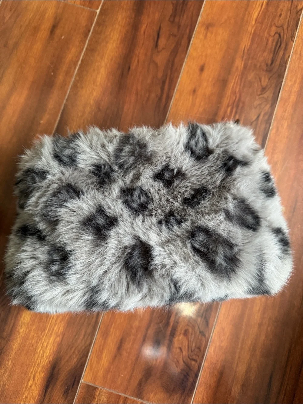 Louis Vuitton copy  Gray and Black Fur handbag